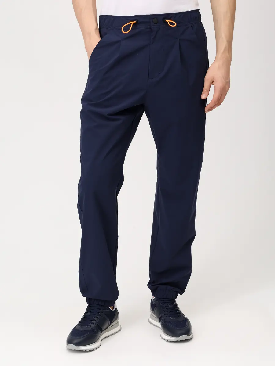 Брюки однотонные