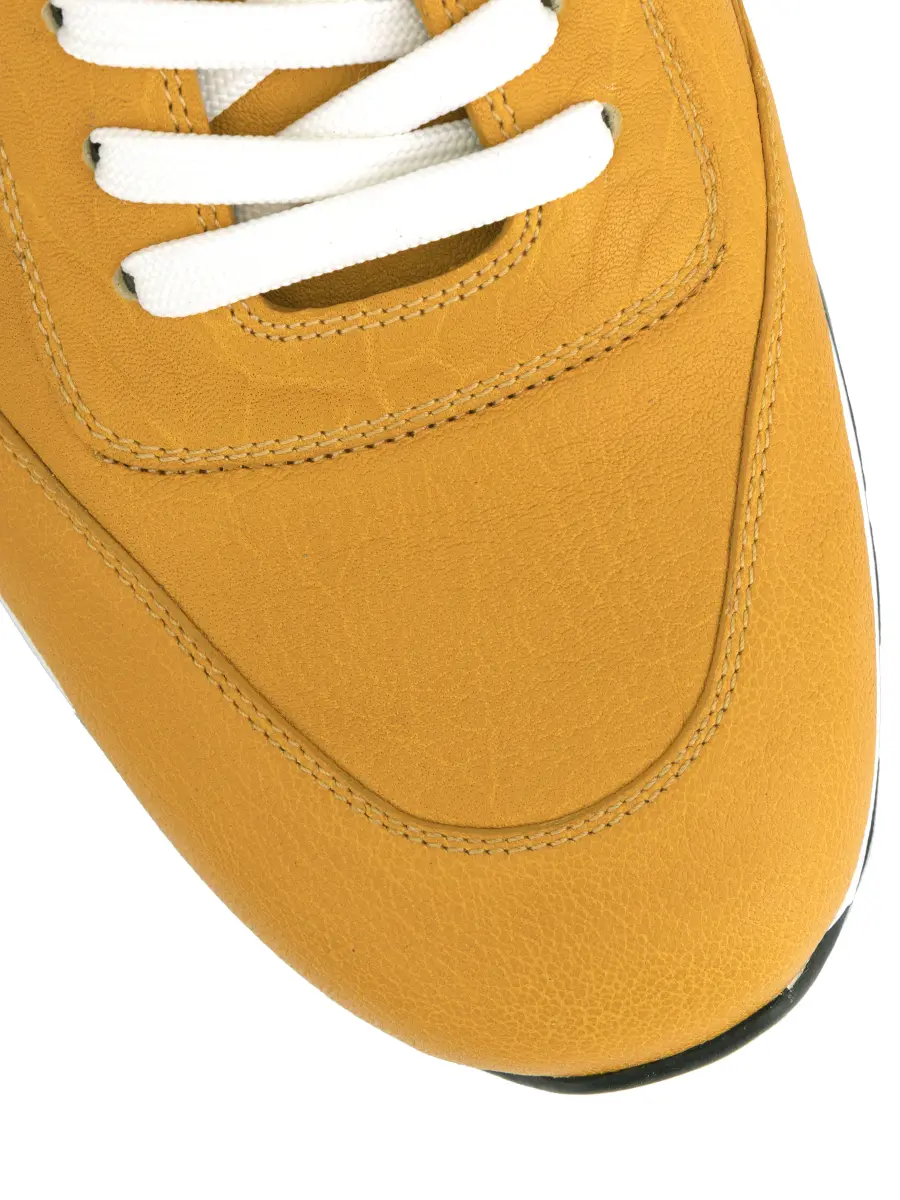 Кроссовки кожаные