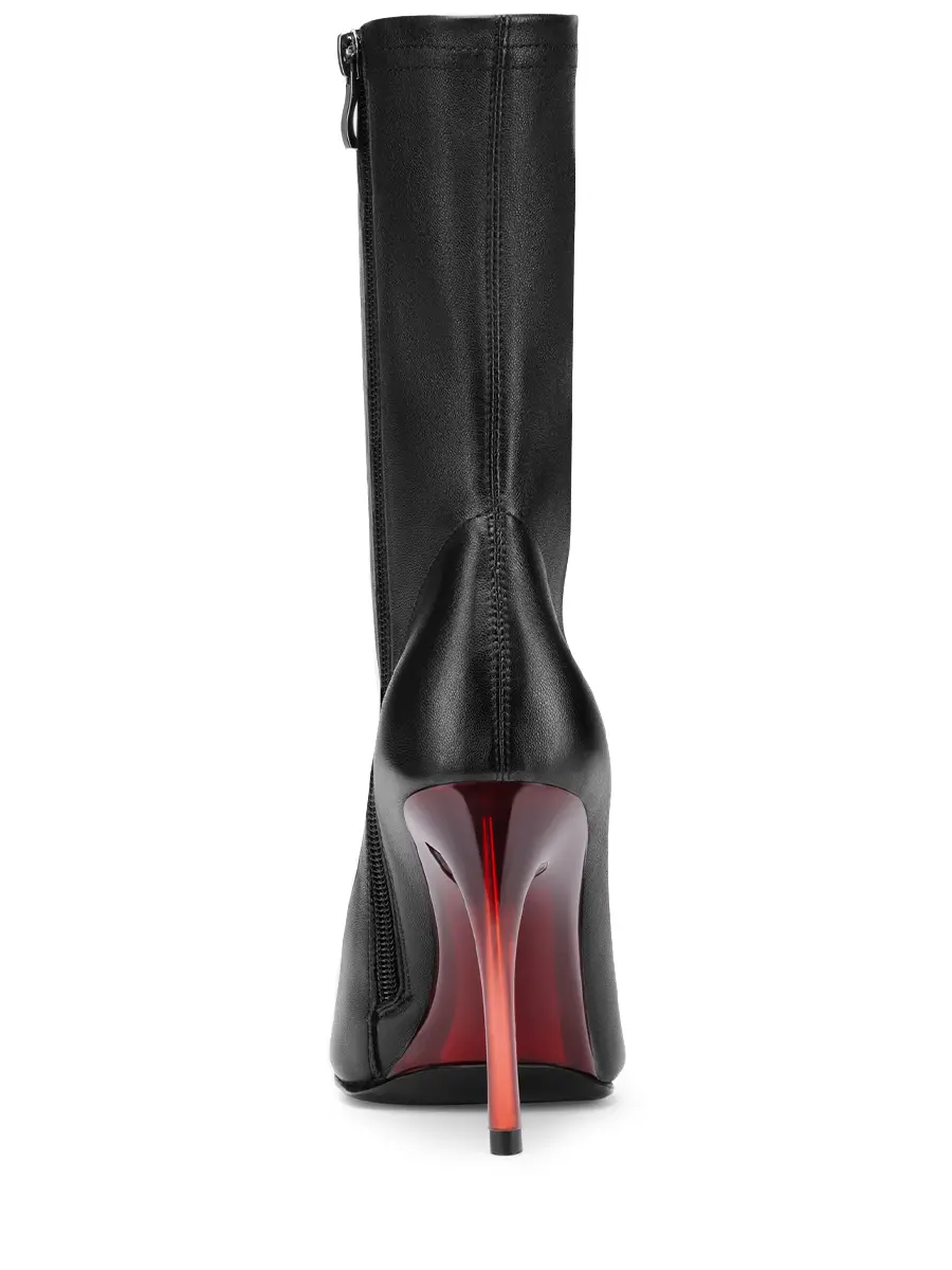 Ботильоны кожаные