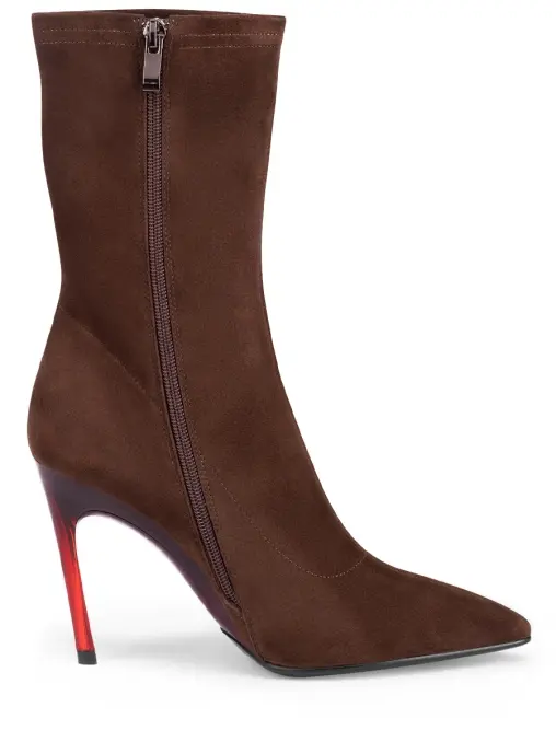 Ботильоны замшевые RUBENI