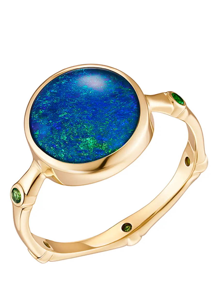 Кольцо Полет с опалом