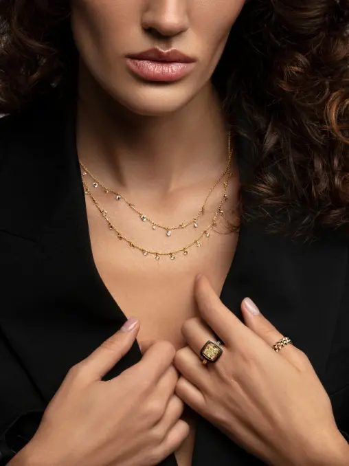 Кольцо из белого золота Le Rhombe ALINA ISSA