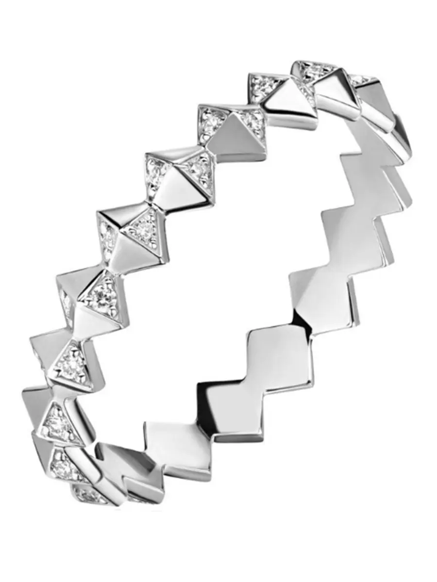 Кольцо из белого золота с бриллиантами Le Rhombe