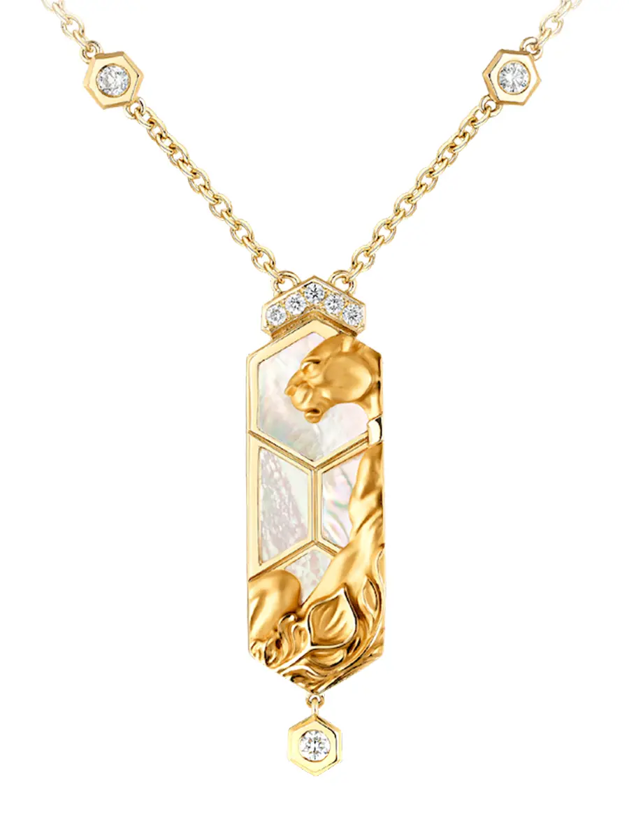 Колье золотое с бриллиантами