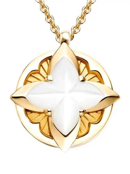 Колье золотое с перламутром CARRERA Y CARRERA