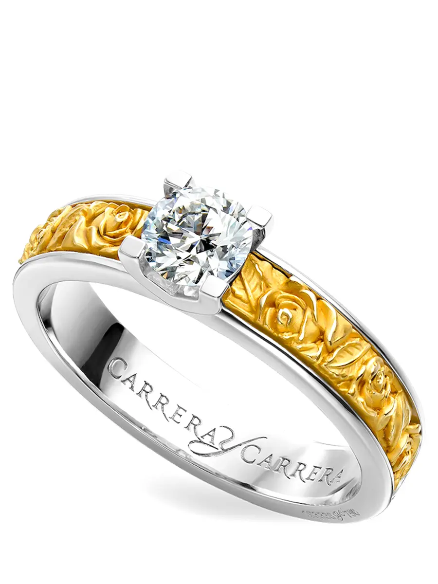 Кольцо золотое с бриллиантами