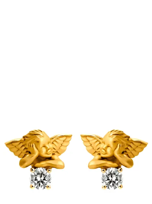 Серьги золотые с бриллиантами CARRERA Y CARRERA