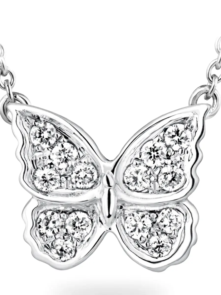 Колье из белого золота с бриллиантами