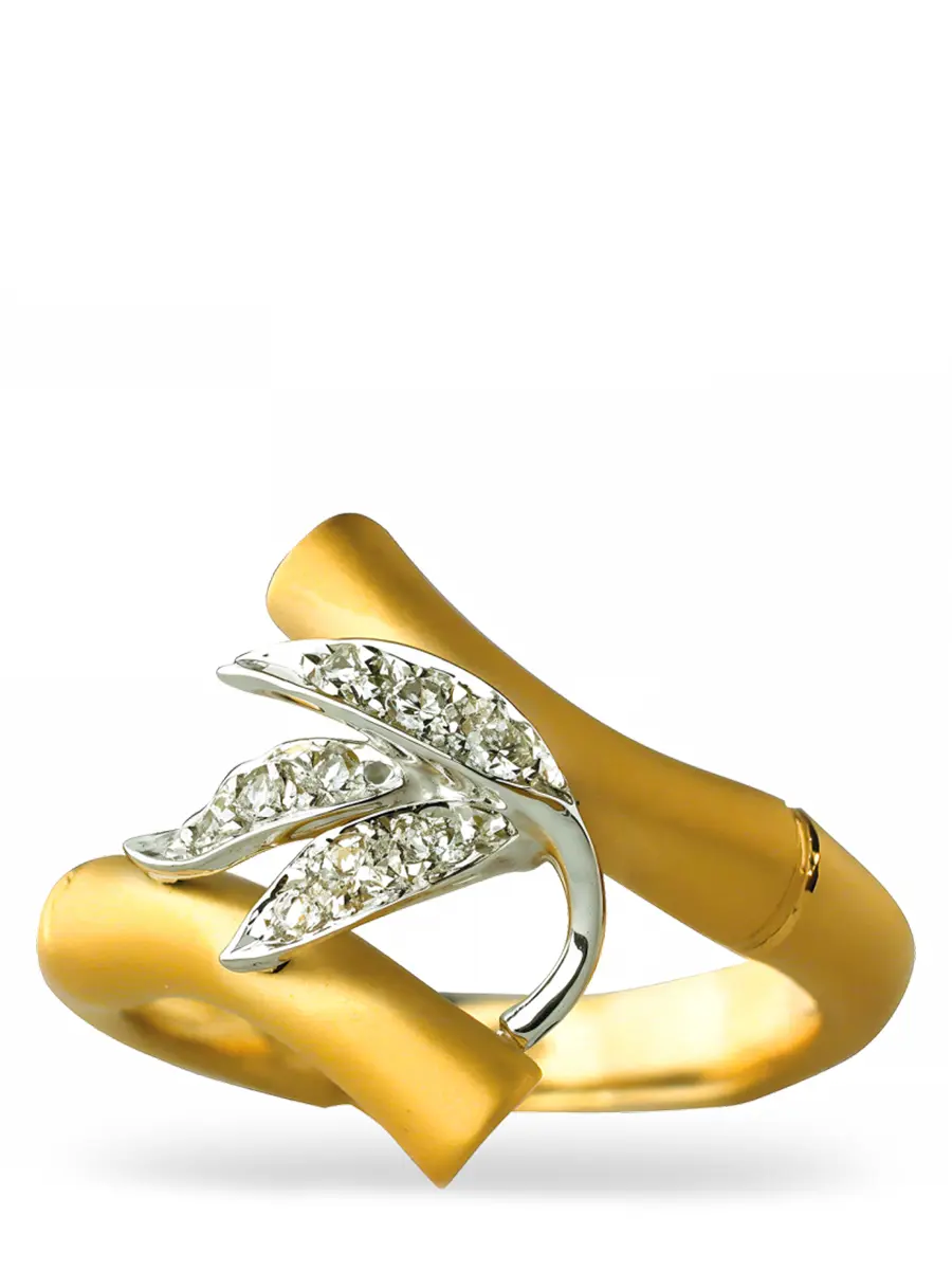 Кольцо золотое с бриллиантами