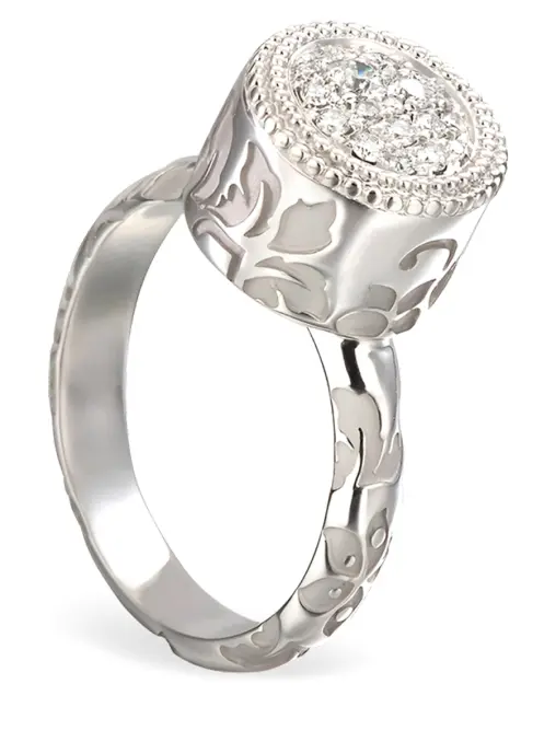 Кольцо из белого золота с бриллиантами CARRERA Y CARRERA