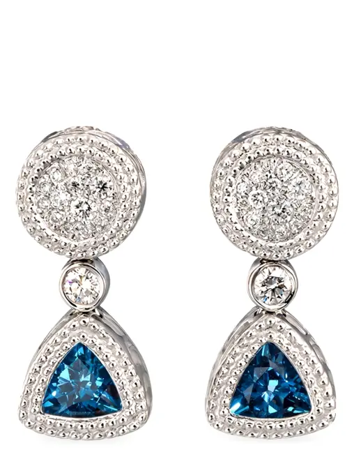 Серьги из белого золота с бриллиантами CARRERA Y CARRERA