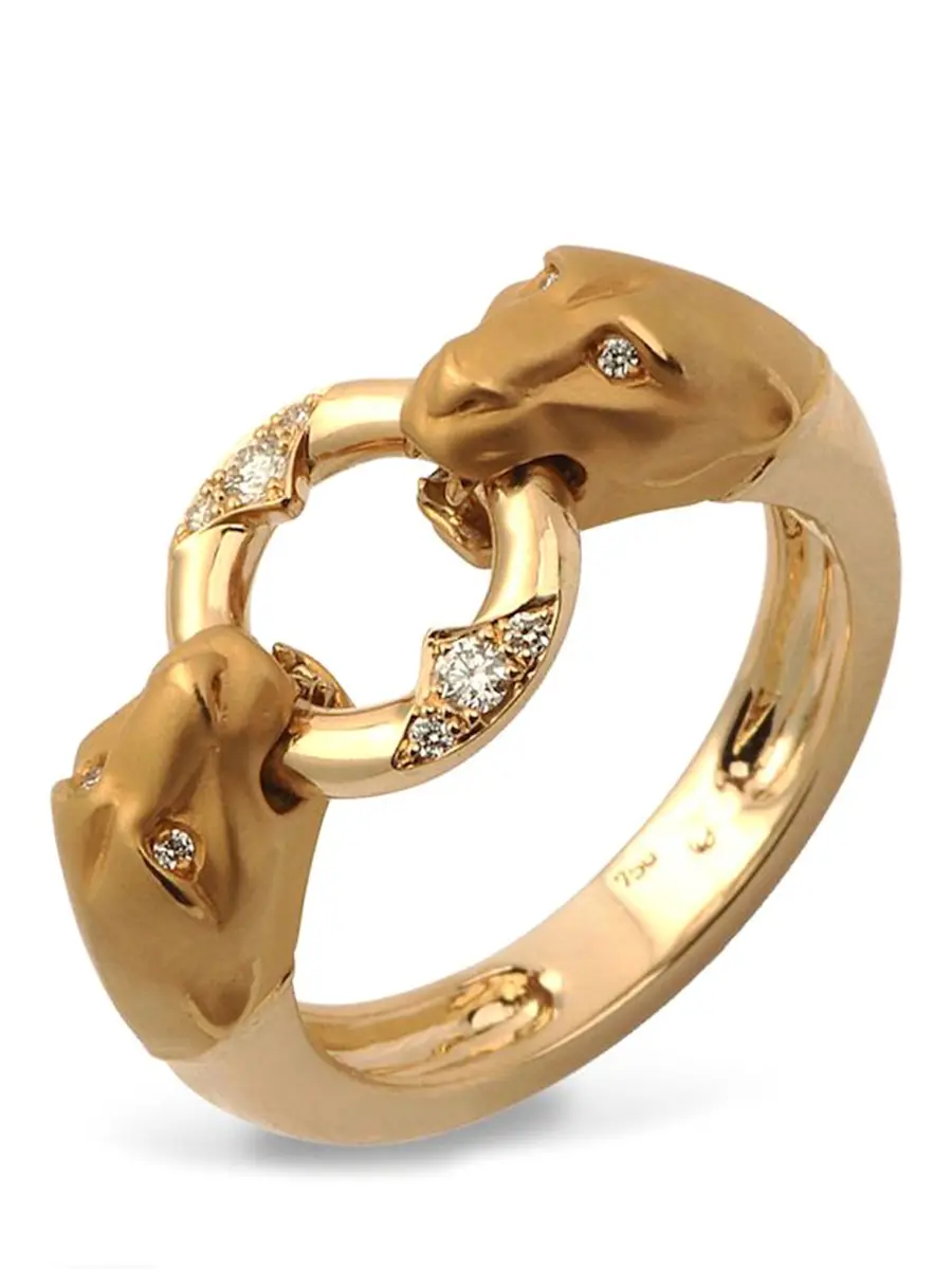 Кольцо золотое с бриллиантами