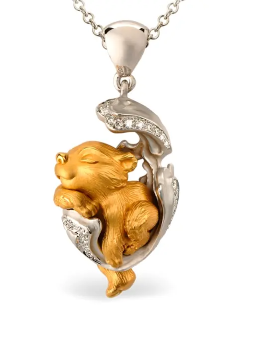 Колье золотое с бриллиантами CARRERA Y CARRERA