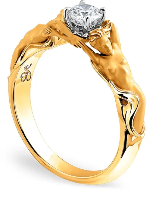 Кольцо золотое с бриллиантами CARRERA Y CARRERA