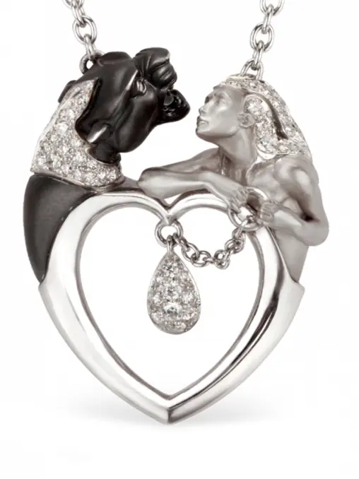 Колье из белого золота с бриллиантами CARRERA Y CARRERA