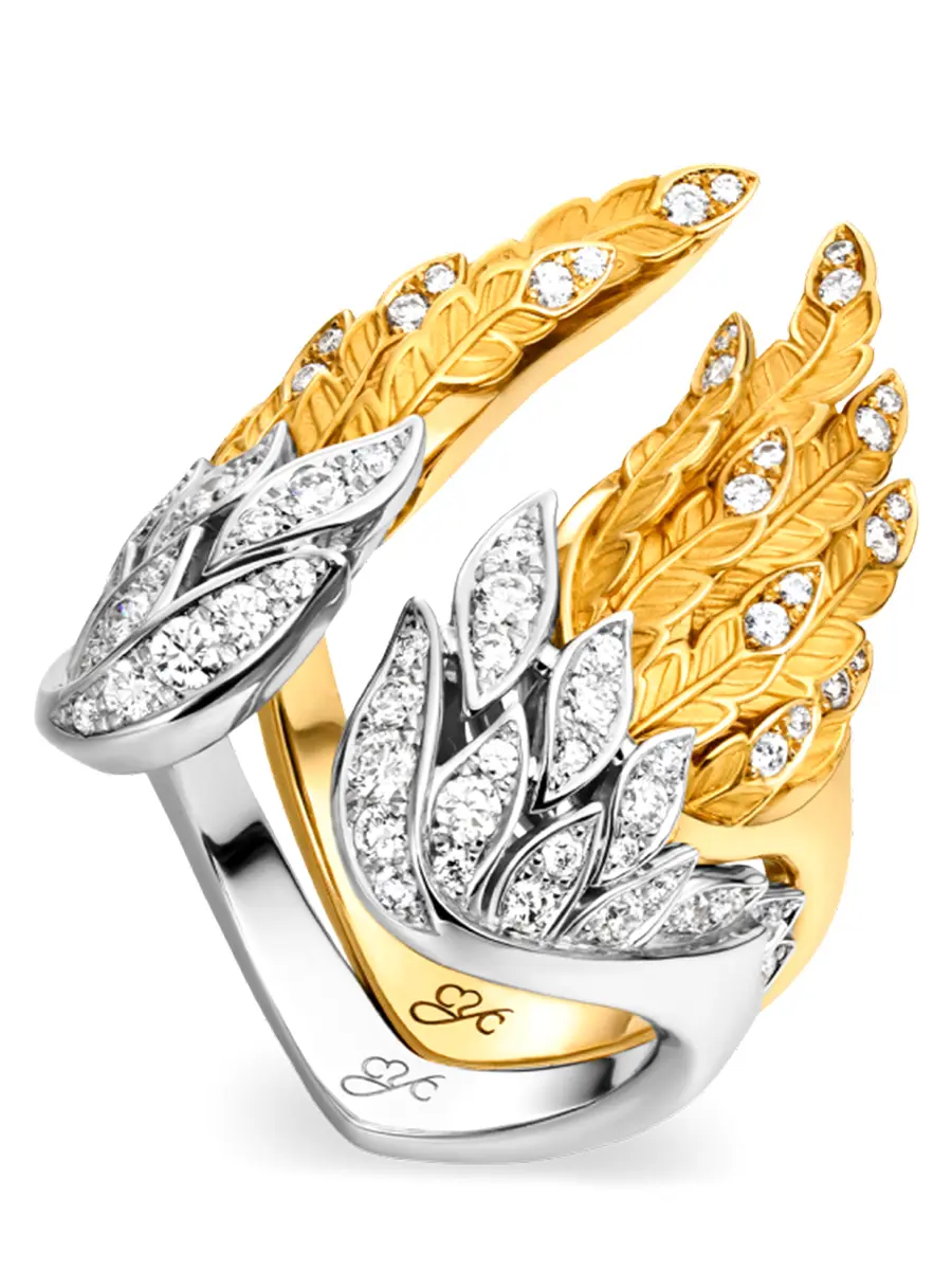 Кольцо золотое с бриллиантами