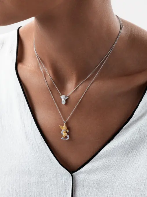 Колье золотое с бриллиантами CARRERA Y CARRERA