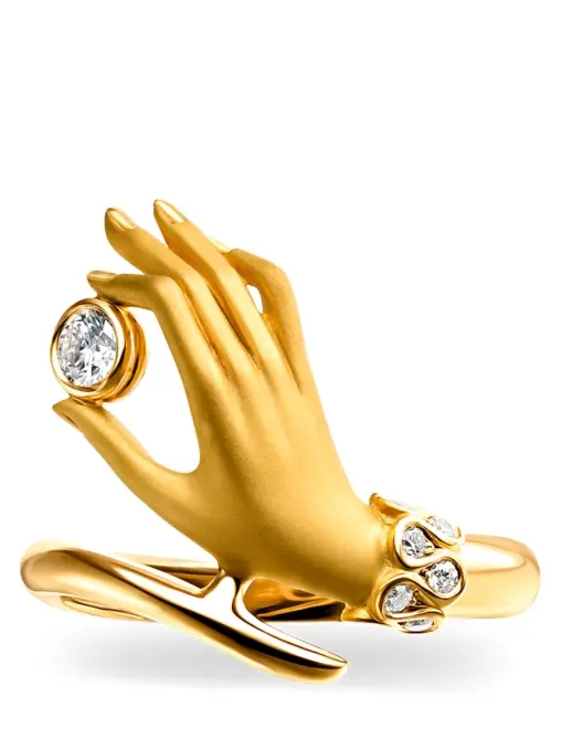 Кольцо золотое с бриллиантами CARRERA Y CARRERA