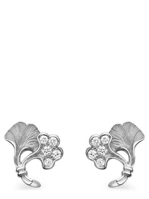 Серьги из белого золота с бриллиантами CARRERA Y CARRERA