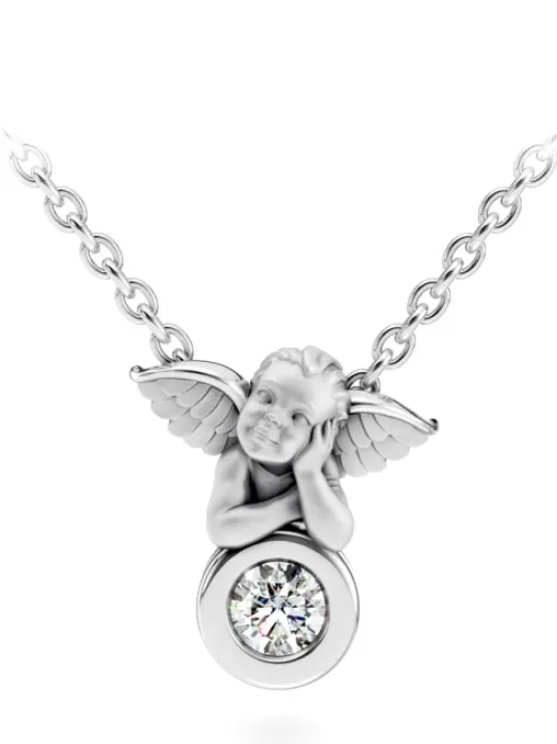 Колье из белого золота с бриллиантами CARRERA Y CARRERA