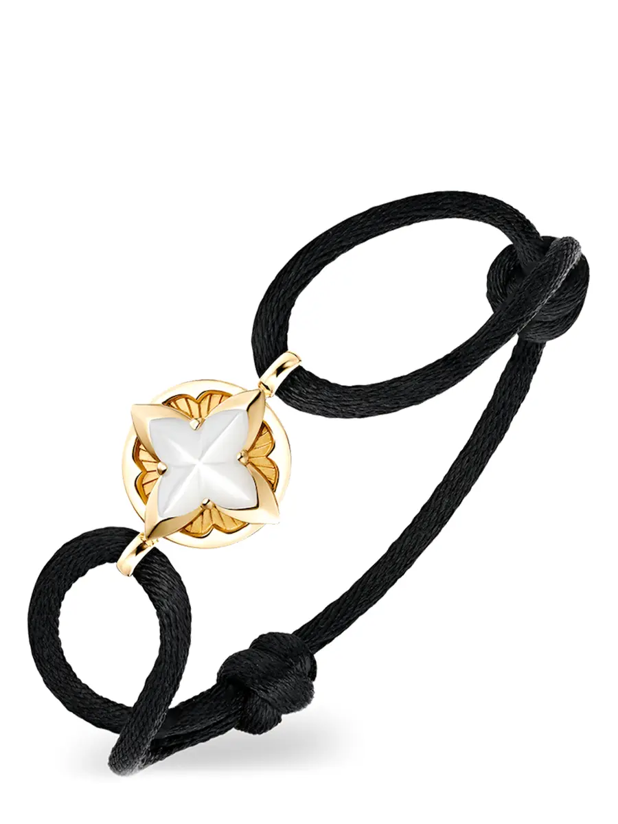 Браслет золотой с перламутром