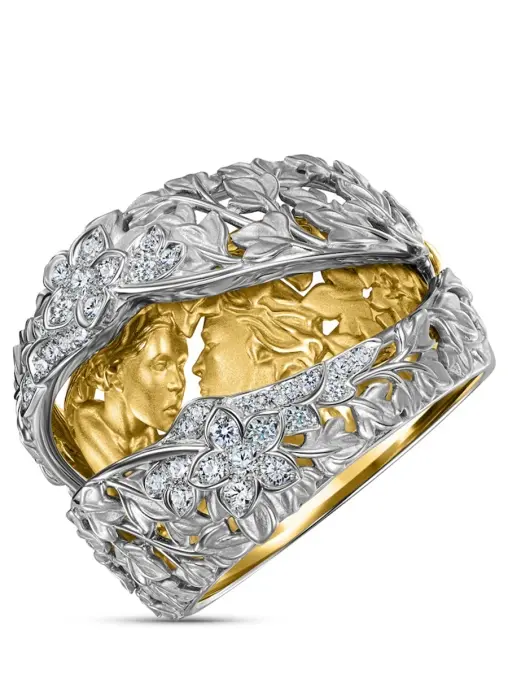 Кольцо золотое с бриллиантами CARRERA Y CARRERA