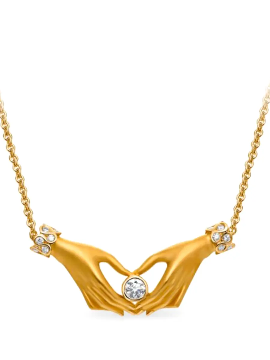 Колье золотое с бриллиантами