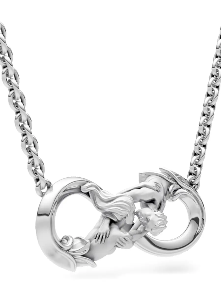 Колье из белого золота