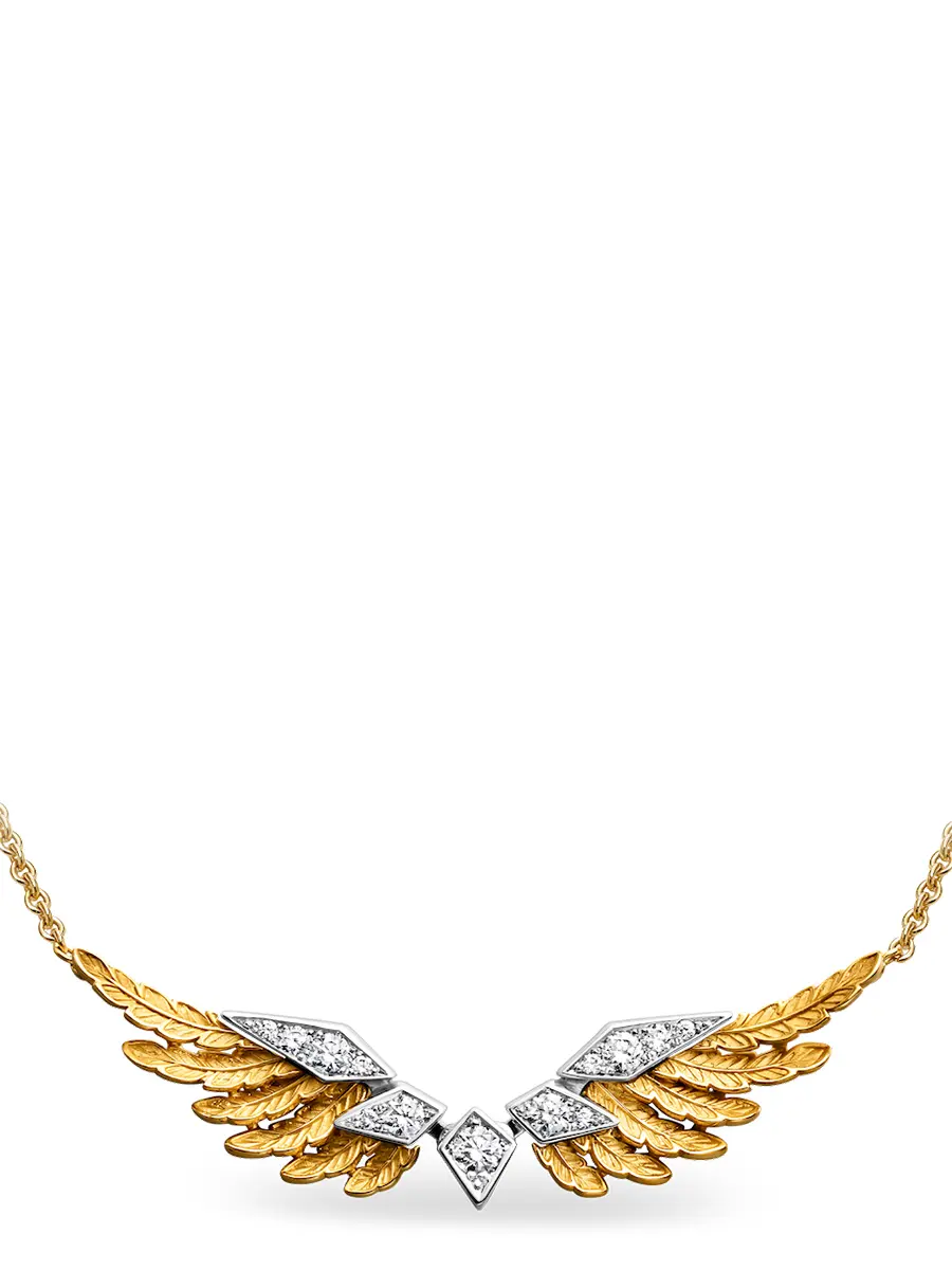 Колье золотое с бриллиантами