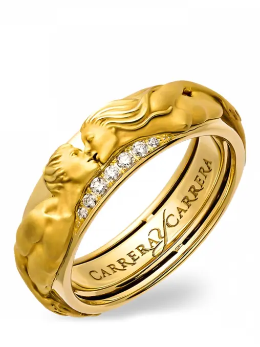 Кольцо золотое с бриллиантами CARRERA Y CARRERA