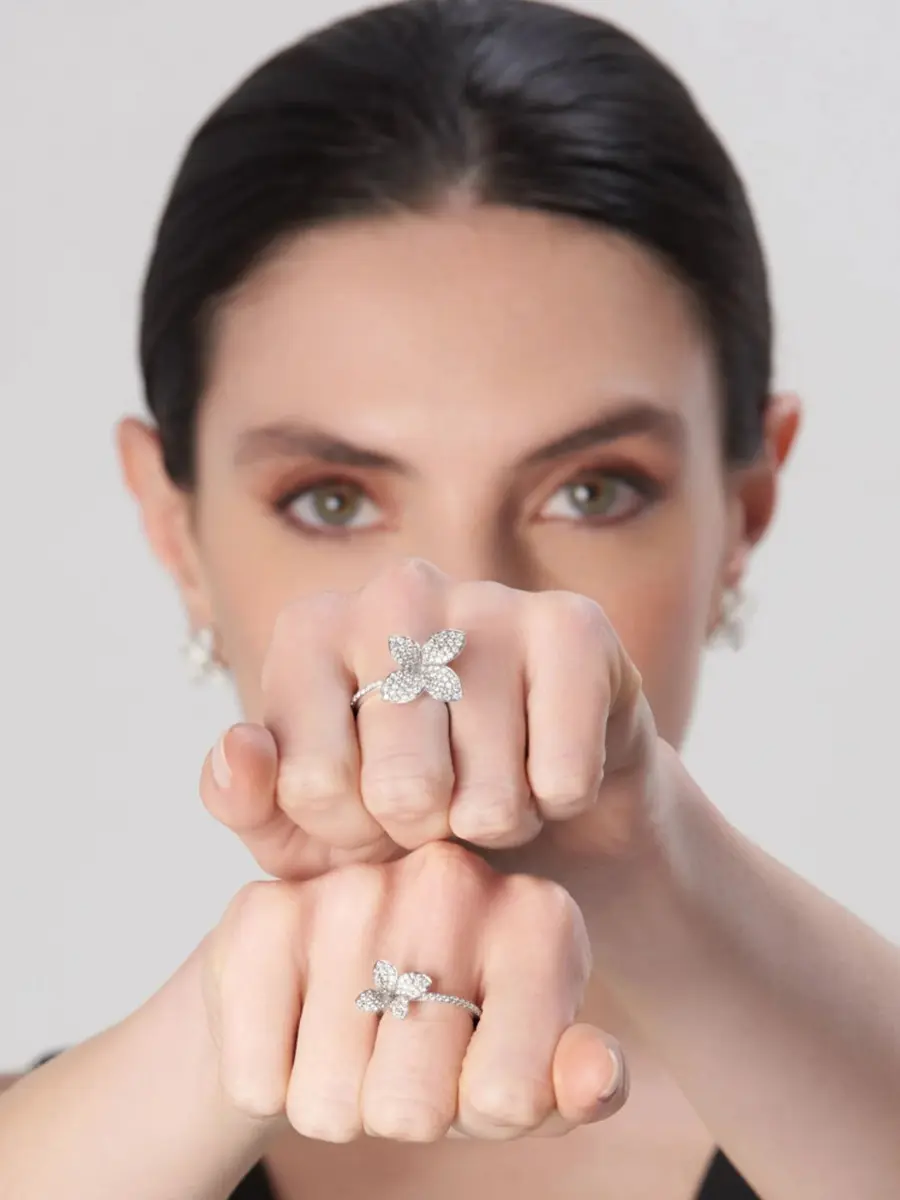 Кольцо золотое с бриллиантами