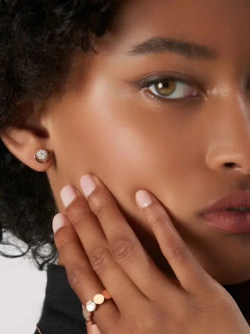 Серьги золотые с бриллиантами PASQUALE BRUNI