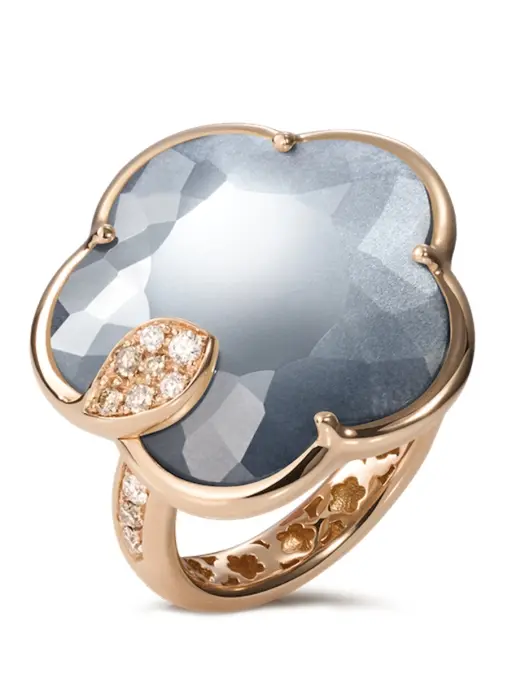 Кольцо золотое с бриллиантами и ониксом PASQUALE BRUNI