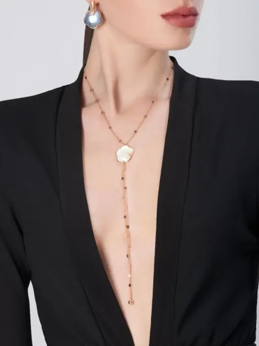 Колье золотое с камнями PASQUALE BRUNI