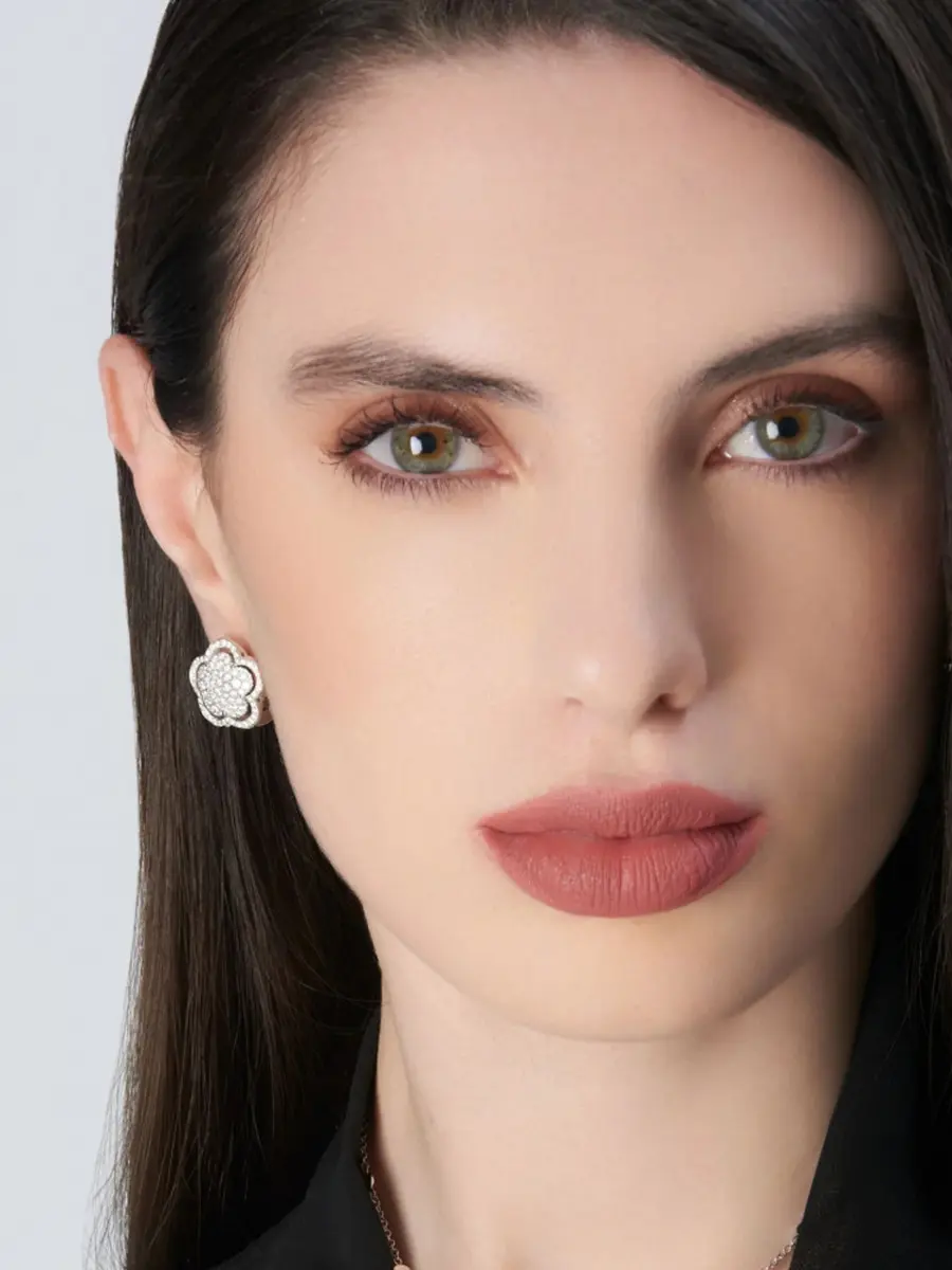 Серьги золотые с бриллиантами