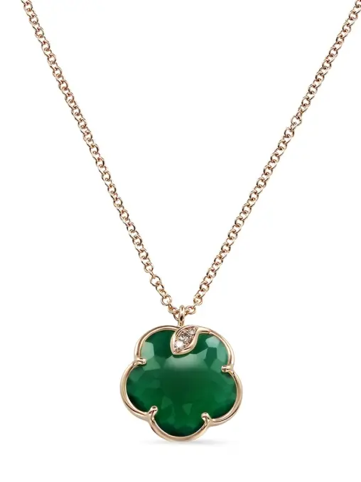 Колье золотое с бриллиантами и агатом PASQUALE BRUNI