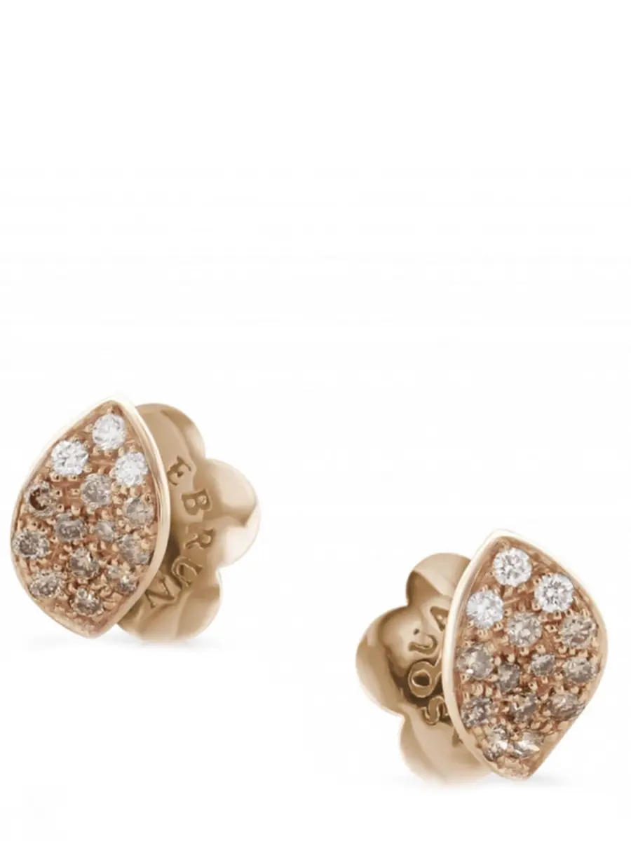 Серьги золотые с бриллиантами