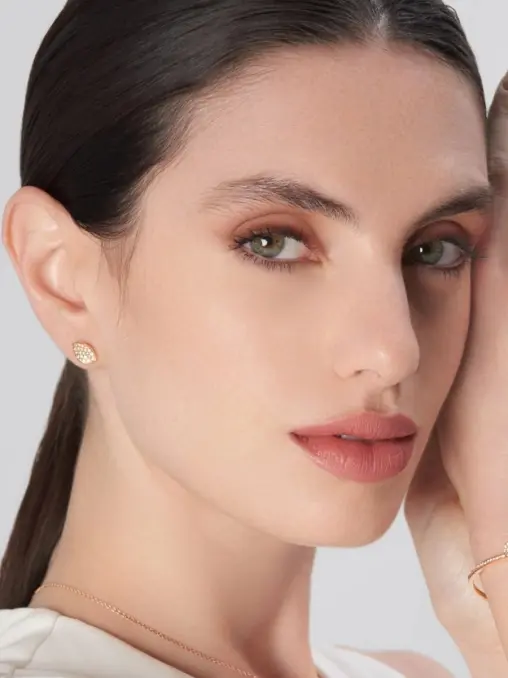 Серьги золотые с бриллиантами PASQUALE BRUNI