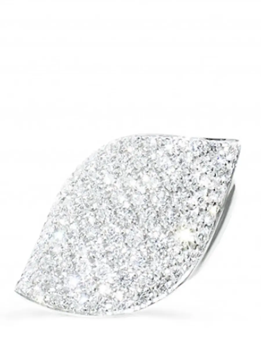 Серьга золотая с бриллиантами