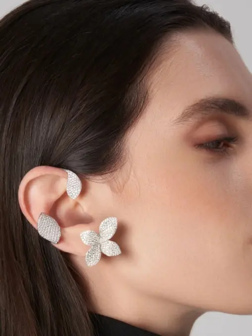 Серьга золотая с бриллиантами PASQUALE BRUNI