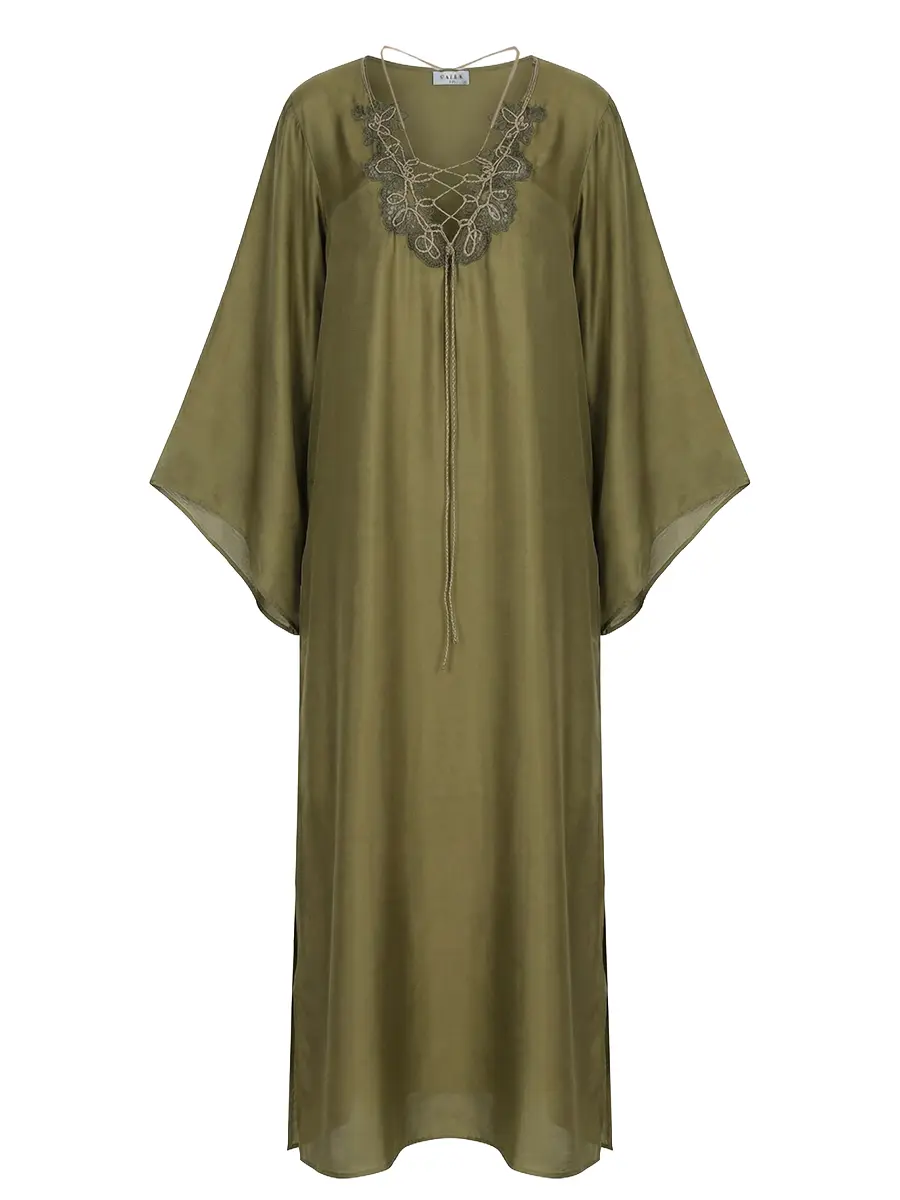 Туника из вискозы и шелка