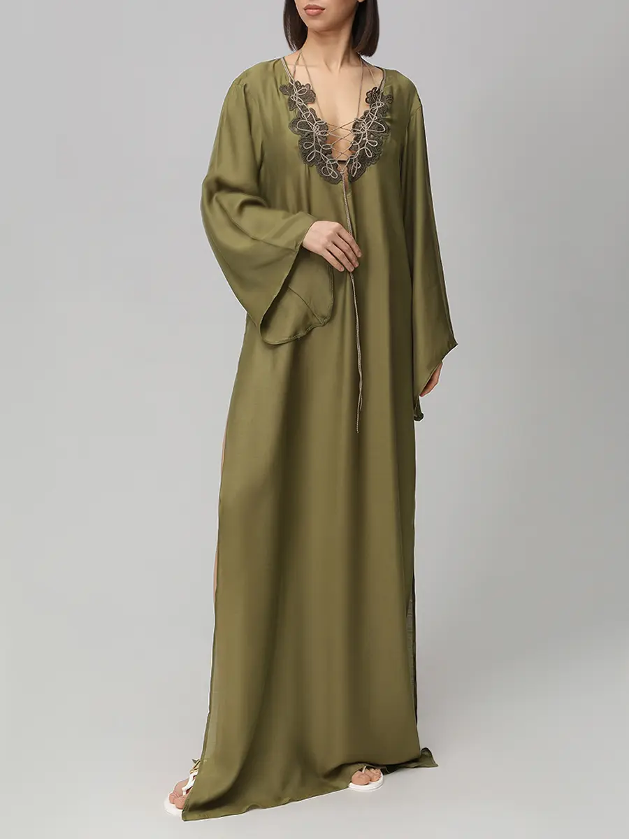 Туника из вискозы и шелка