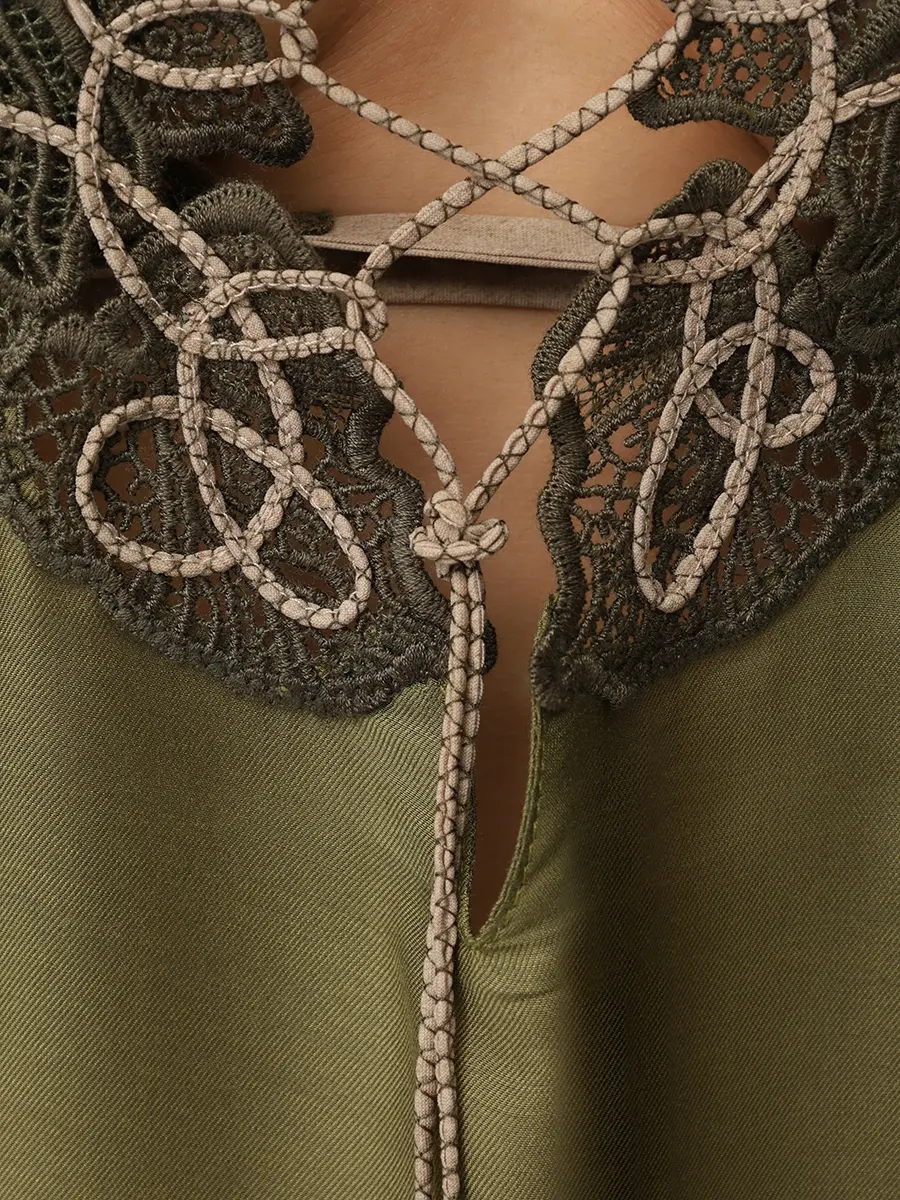 Туника из вискозы и шелка