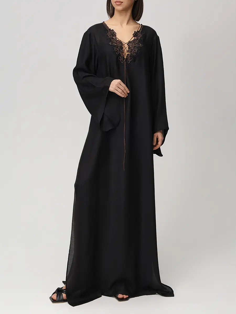 Туника из вискозы и шелка