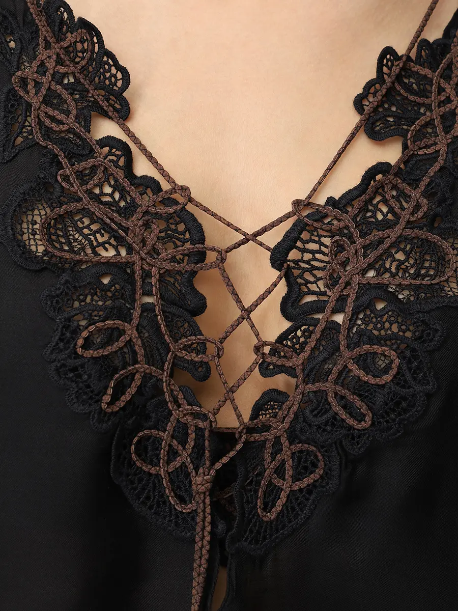 Туника из вискозы и шелка