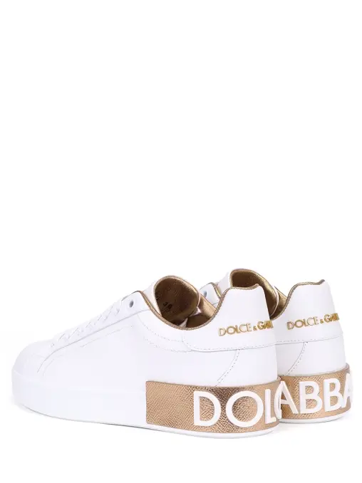 Кеды кожаные Portofino DOLCE & GABBANA