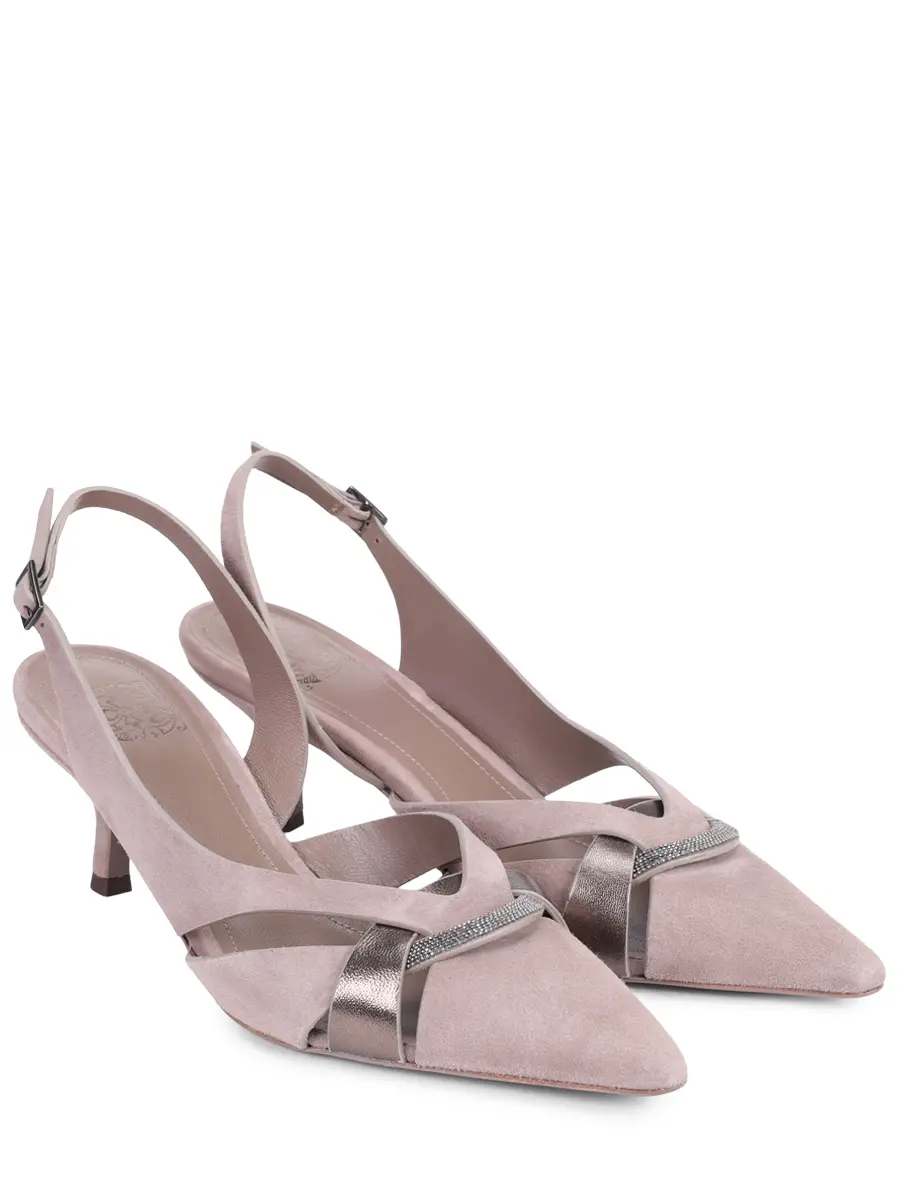 Туфли замшевые