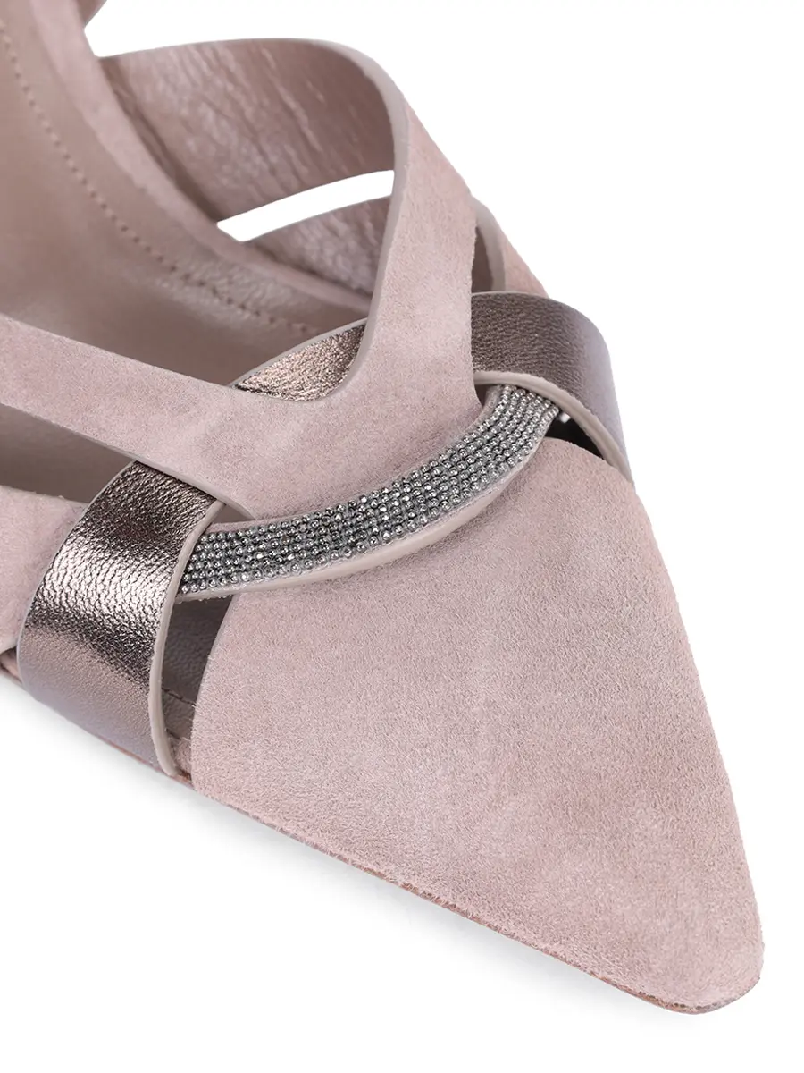 Туфли замшевые