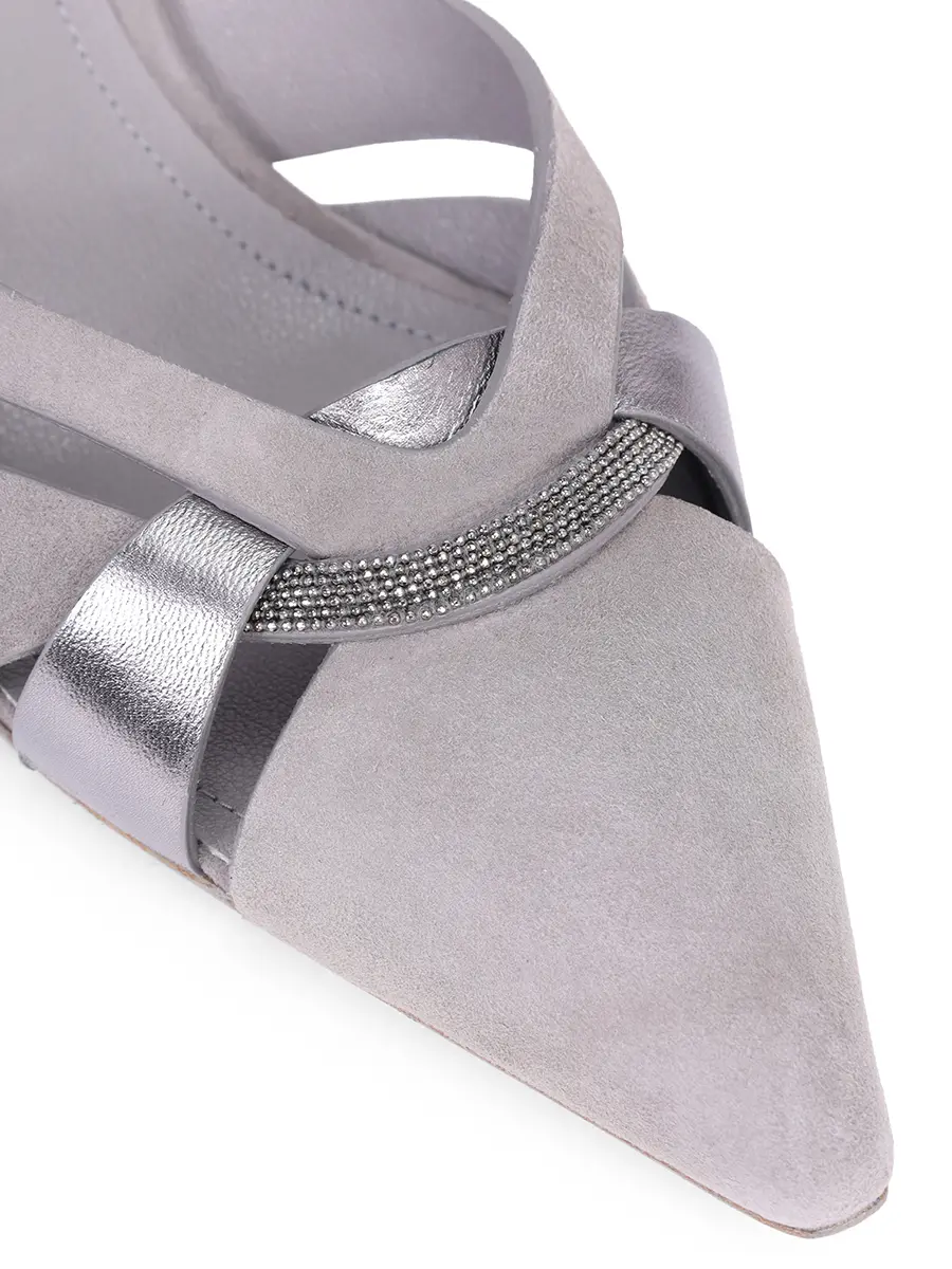 Туфли замшевые