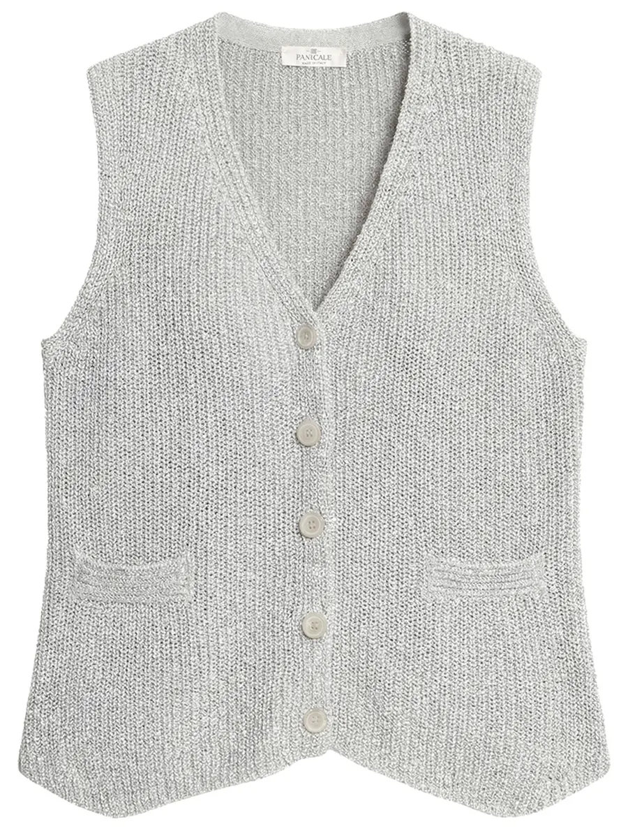 Жилет с пайетками